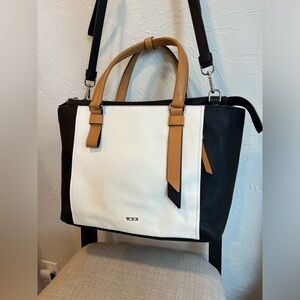 Tumi Women’s Briefcase black/white/brown